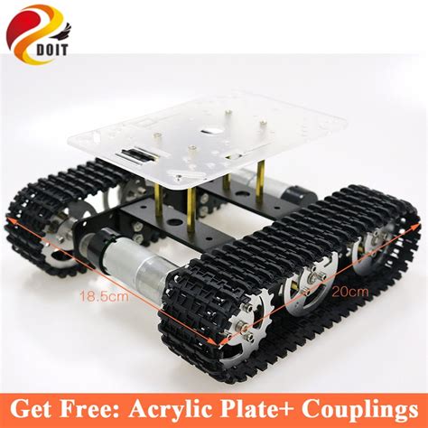 rc metal robot tank chassis mini t100 crawler|RC Metal Robot Tank Chassis mini T100 Crawler .